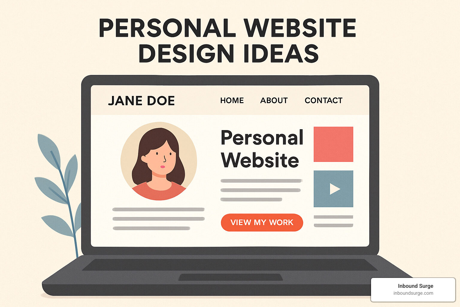 personal website design ideas