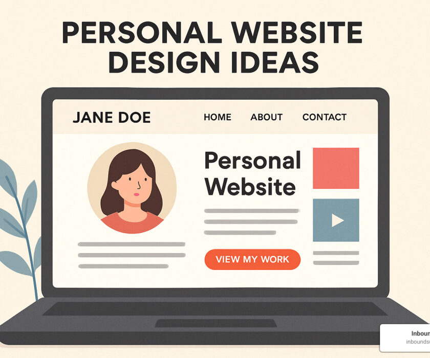 personal website design ideas